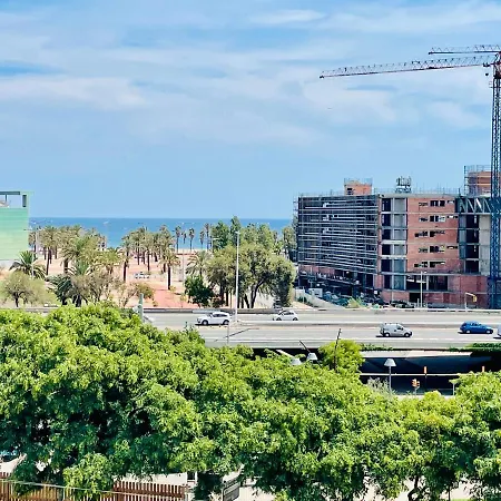 公寓 Forum De Barcelona Sea View With Garage Parking *