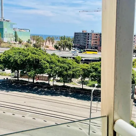 Lejlighed Forum De Barcelona Sea View With Garage Parking