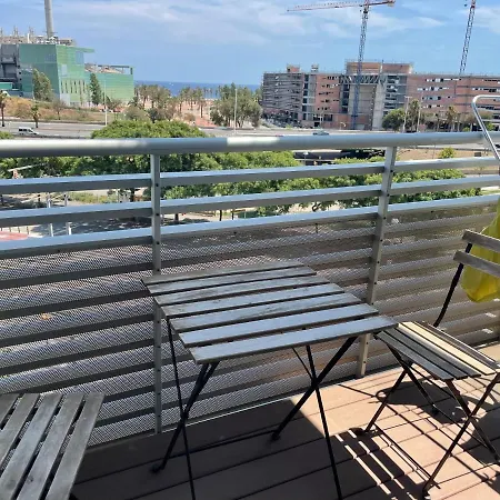 Forum De Barcelona Sea View With Garage Parking 圣阿德里安-德贝索斯
