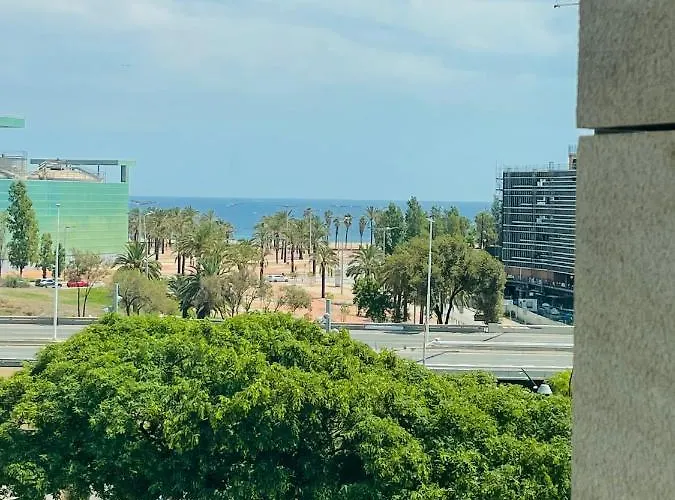 公寓 Forum De Barcelona Sea View With Garage Parking 圣阿德里安-德贝索斯