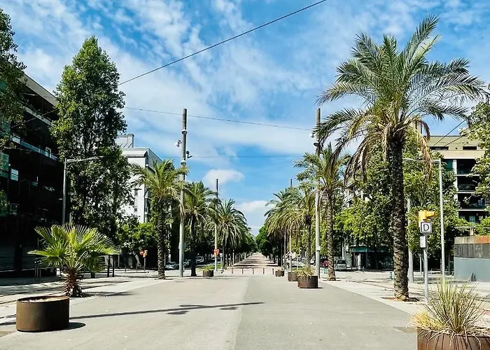 公寓 Forum De Barcelona Sea View With Garage Parking