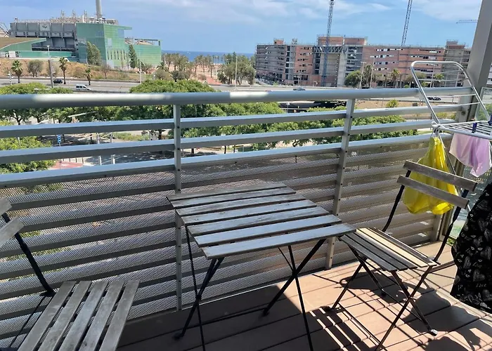 Forum De Barcelona Sea View With Garage Parking 圣阿德里安-德贝索斯